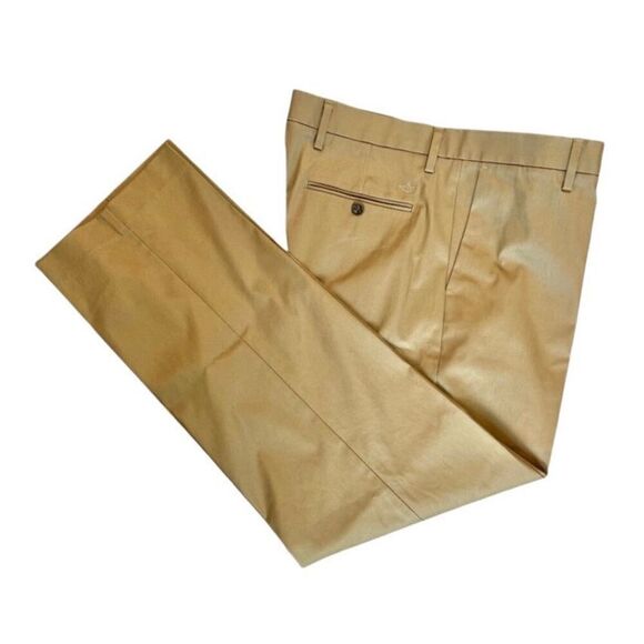 Dockers Men's Casual Tan Signature Straight Fit Khaki Chino Pants sz 38/32 - Picture 2 of 11